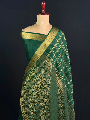Royal Zari Checks Saree