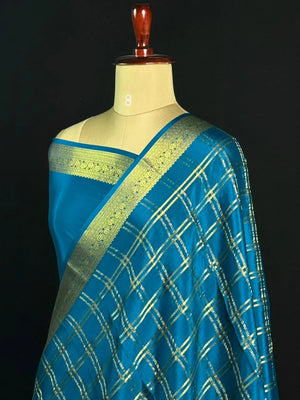 Royal Zari Checks Saree