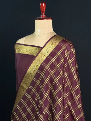 Royal Zari Checks Saree