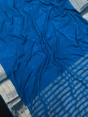 Classic Beauty in Semi Mysore Crepe- Sanchi Kritika Crepe