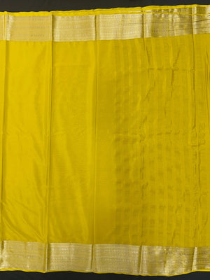 Classic Beauty in Semi Mysore Crepe- Sanchi Kritika Crepe