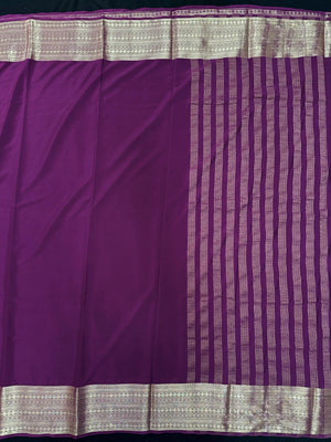 Classic Beauty in Semi Mysore Crepe- Sanchi Kritika Crepe