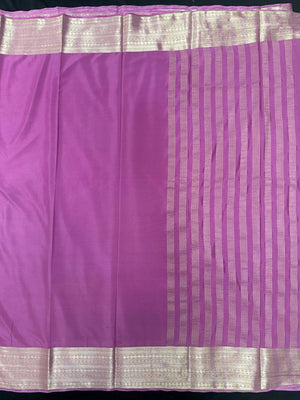 Classic Beauty in Semi Mysore Crepe- Sanchi Kritika Crepe