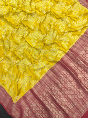 Classic Semi Georgette Silk Saree with Rich Finish (Sanchi New Era)