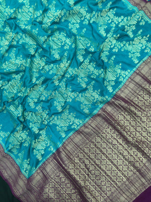 Classic Semi Georgette Silk Saree with Rich Finish (Sanchi New Era)