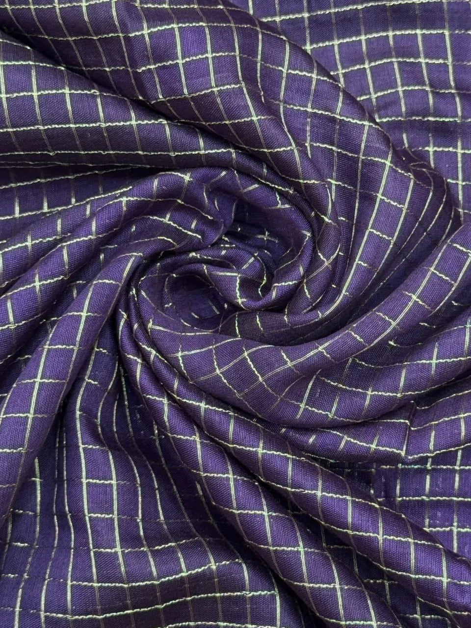 Classic Musk Chex Soft Silk Saree