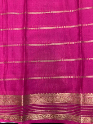 Scarlet Charm – Semi Mysore Crepe Saree with Stylish Printed Design (Scarlet Print)