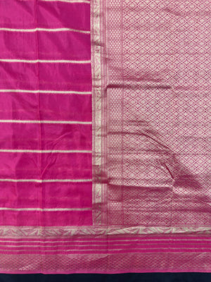 "Semi Banarasi Georgette Saree with intricate designs, perfect for daily wear and ethnic elegance. Lightweight, comfortable fabric ideal for casual and semi-formal occasions."