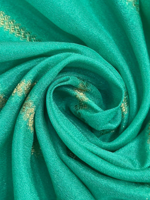 "Semi Banarasi Georgette Saree with intricate designs, perfect for daily wear and ethnic elegance. Lightweight, comfortable fabric ideal for casual and semi-formal occasions."