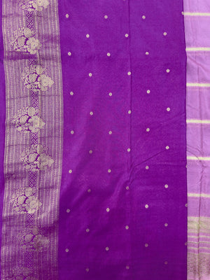 "Semi Banarasi Georgette Saree with intricate designs, perfect for daily wear and ethnic elegance. Lightweight, comfortable fabric ideal for casual and semi-formal occasions."