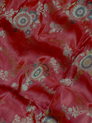 Semi Banarasi saree with soft fabric and traditional zari motifs – ideal for festive and special occasions