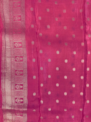 Semi Banarasi saree with soft fabric and traditional zari motifs – ideal for festive and special occasions