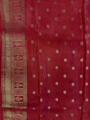 Semi Banarasi saree with soft fabric and traditional zari motifs – ideal for festive and special occasions