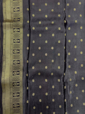 Semi Banarasi saree with soft fabric and traditional zari motifs – ideal for festive and special occasions