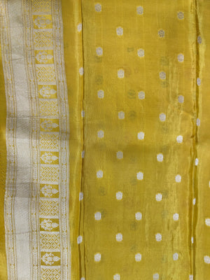 Semi Banarasi saree with soft fabric and traditional zari motifs – ideal for festive and special occasions