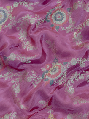 Semi Banarasi saree with soft fabric and traditional zari motifs – ideal for festive and special occasions