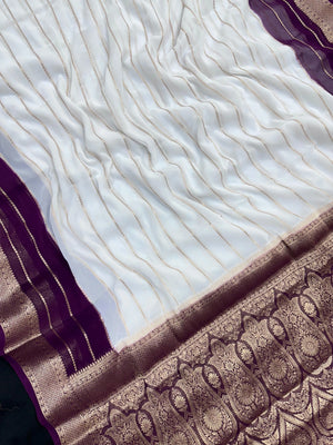 Lightweight semi chiffon saree for women with flowing texture – ideal for daily and party wear