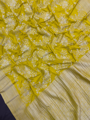 Semi chiffon saree with soft, flowing fabric and subtle shine – perfect for daily and casual wear