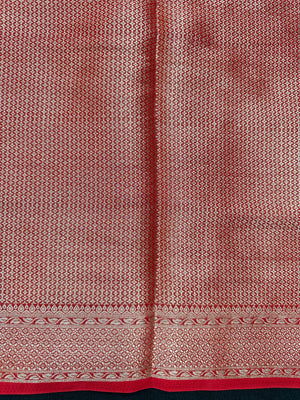 Lightweight semi chiffon saree for women with flowing texture – ideal for daily and party wear