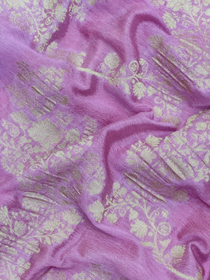 Semi chiffon saree with soft, flowing fabric and subtle shine – perfect for daily and casual wear