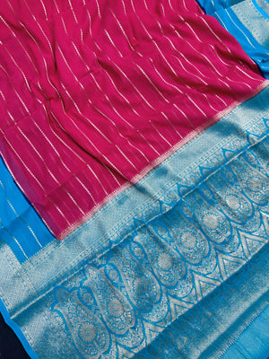 Lightweight semi chiffon saree for women with flowing texture – ideal for daily and party wear