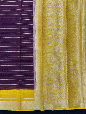 Lightweight semi chiffon saree for women with flowing texture – ideal for daily and party wear