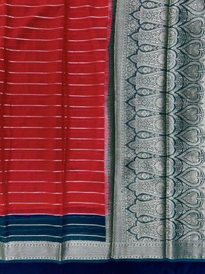 Lightweight semi chiffon saree for women with flowing texture – ideal for daily and party wear