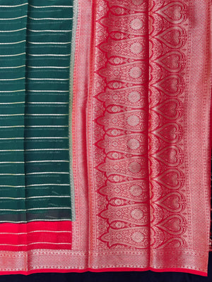 Lightweight semi chiffon saree for women with flowing texture – ideal for daily and party wear