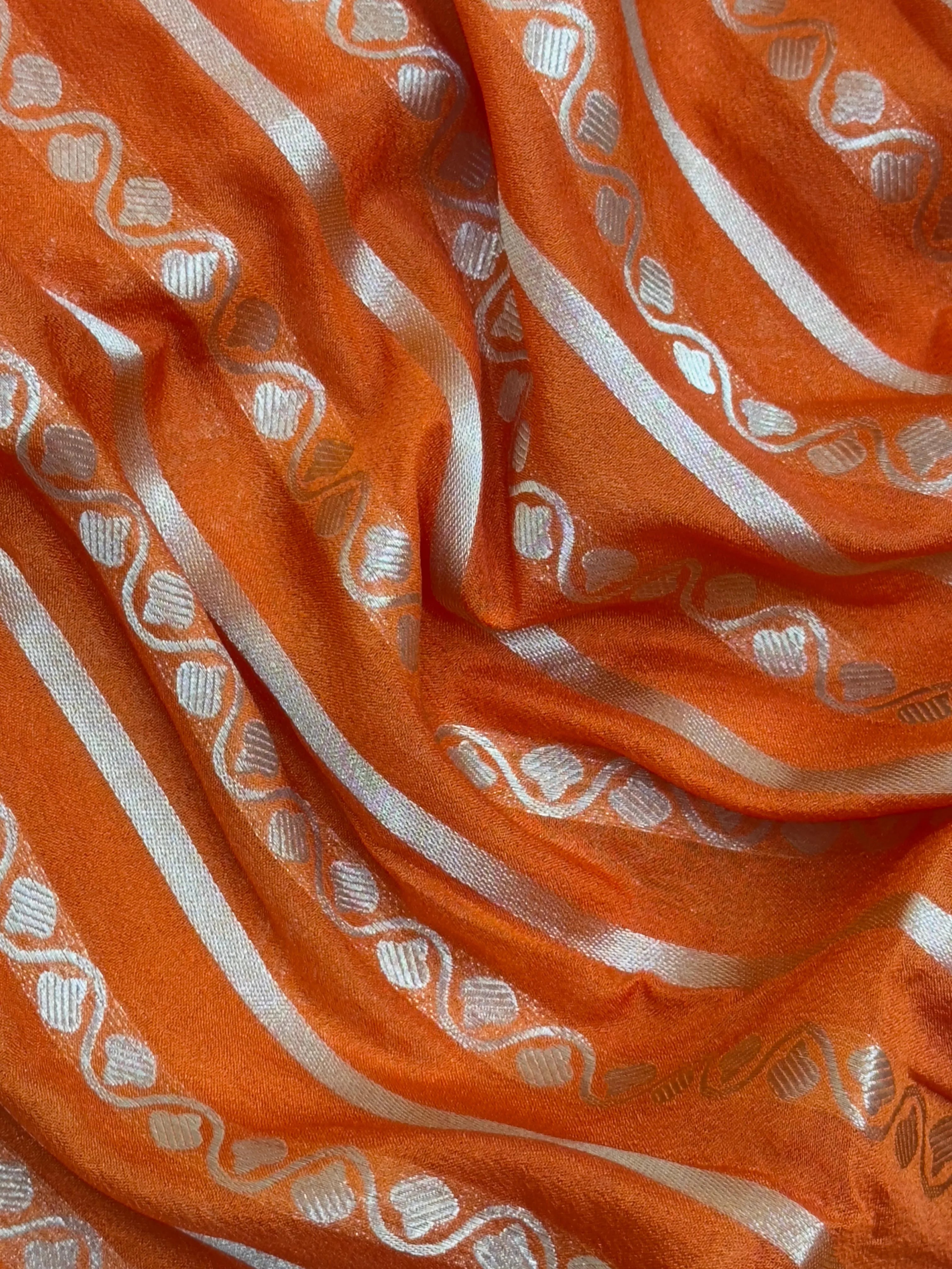 Semi chiffon saree with soft, flowing fabric and elegant fall – perfect for everyday and casual wear