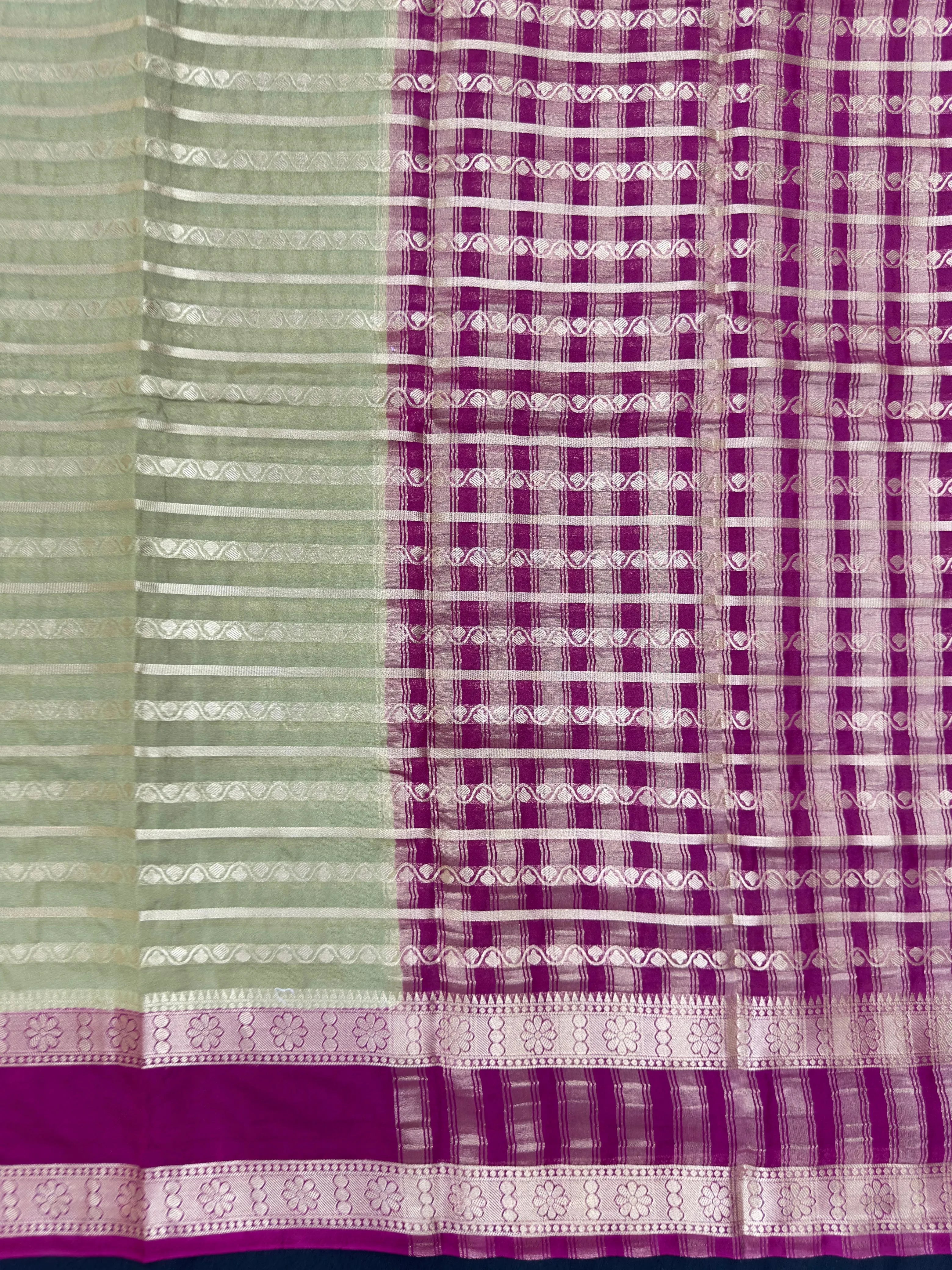 Semi chiffon saree with soft, flowing fabric and elegant fall – perfect for everyday and casual wear