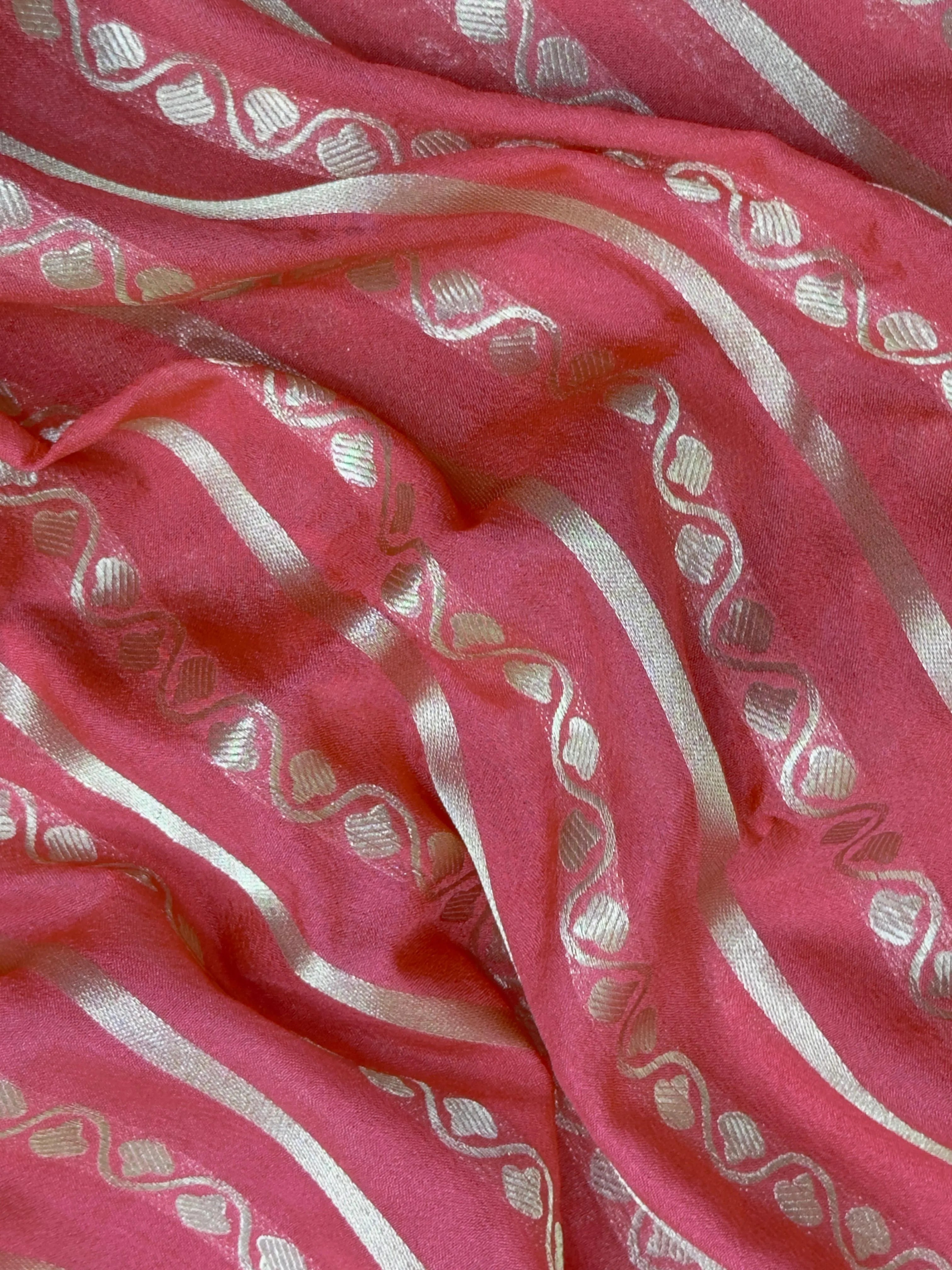 Semi chiffon saree with soft, flowing fabric and elegant fall – perfect for everyday and casual wear