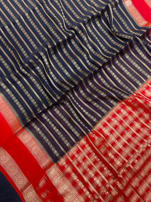 Semi chiffon saree with soft, flowing fabric and elegant fall – perfect for everyday and casual wear