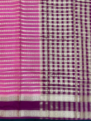 Semi chiffon saree with soft, flowing fabric and elegant fall – perfect for everyday and casual wear