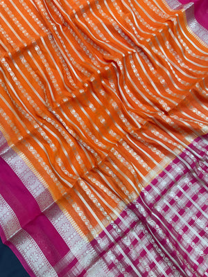 Semi chiffon saree with soft, flowing fabric and elegant fall – perfect for everyday and casual wear