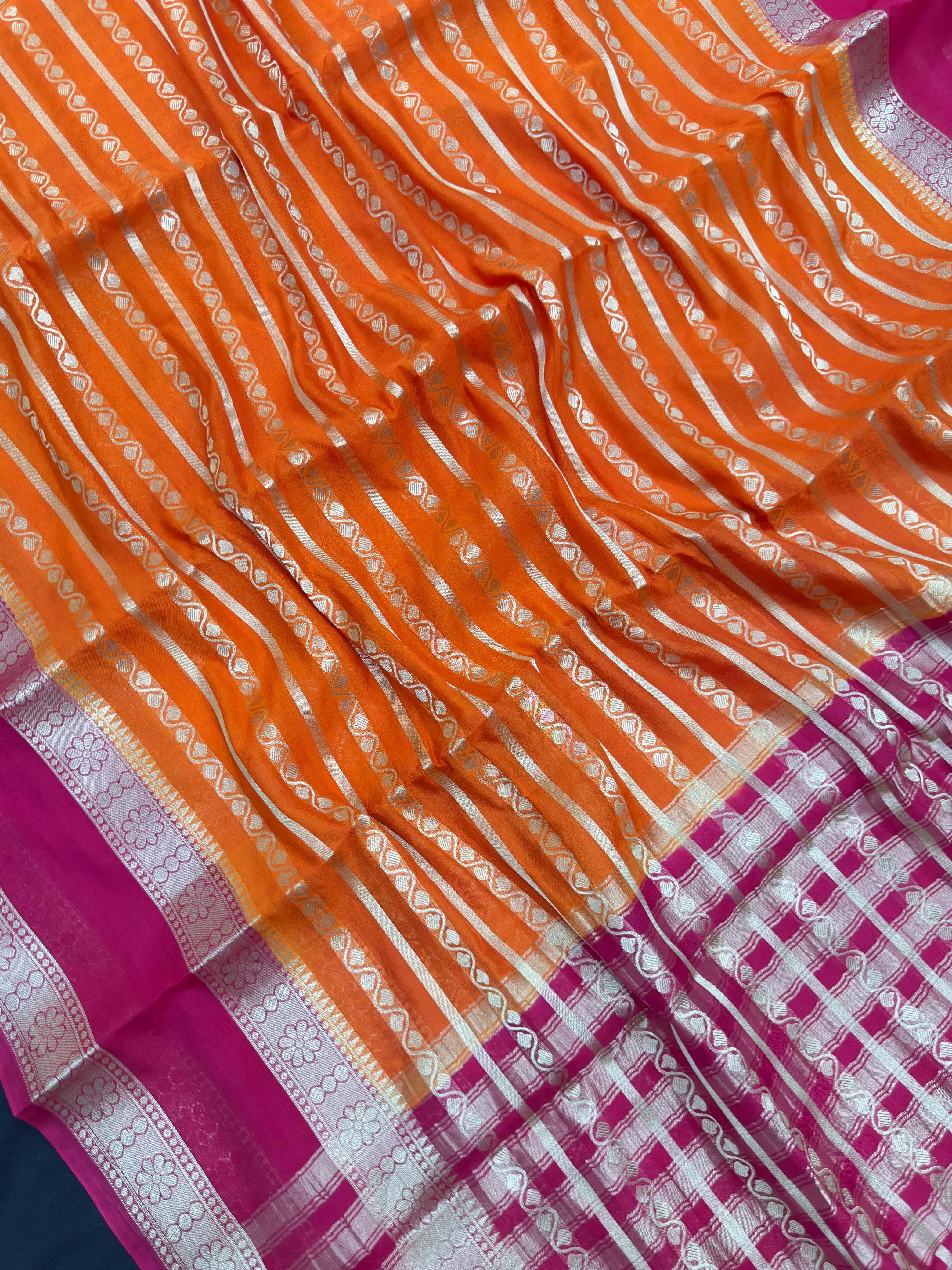 Semi chiffon saree with soft, flowing fabric and elegant fall – perfect for everyday and casual wear