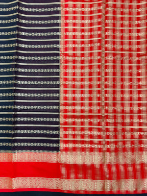 Semi chiffon saree with soft, flowing fabric and elegant fall – perfect for everyday and casual wear