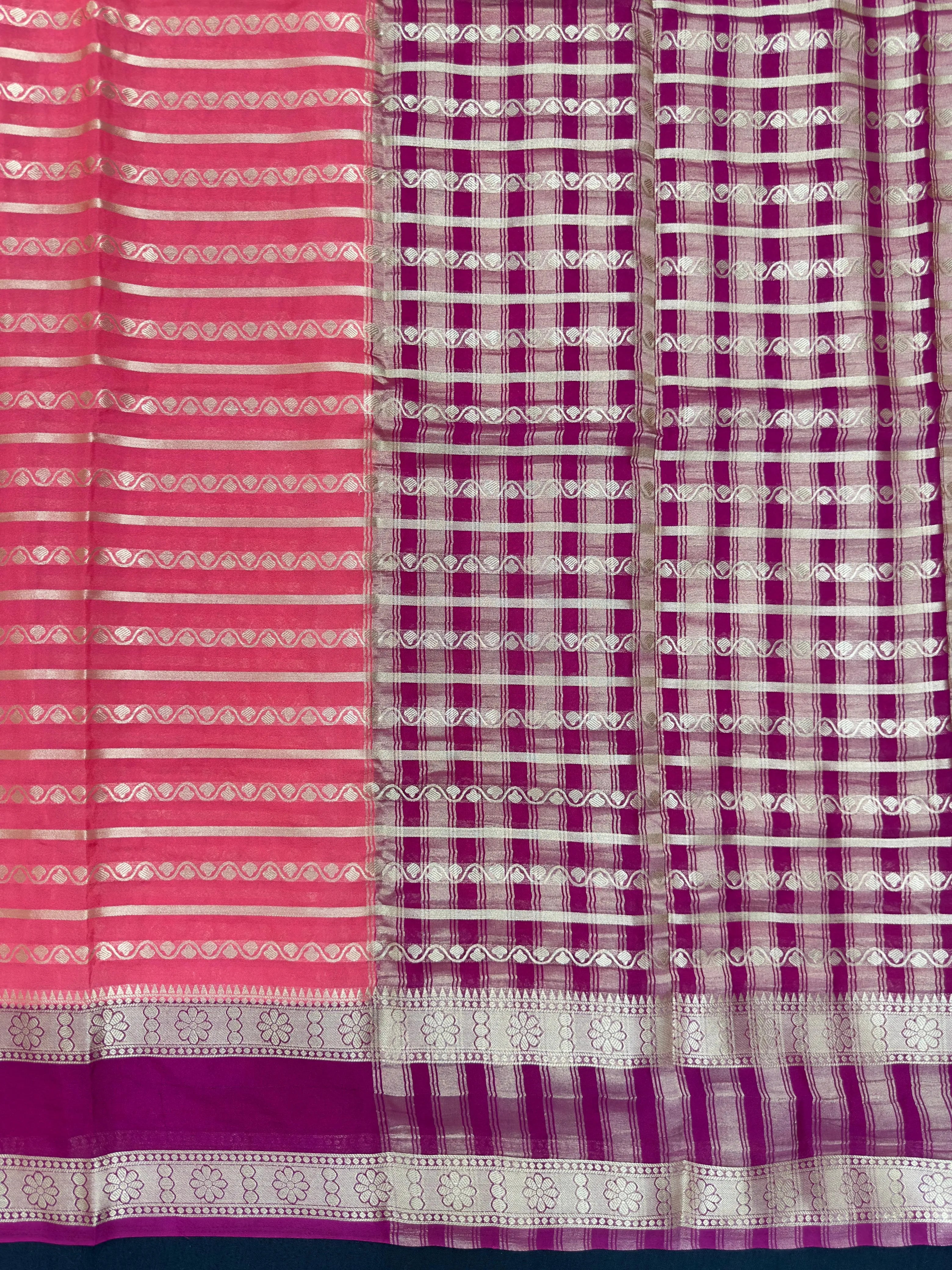 Semi chiffon saree with soft, flowing fabric and elegant fall – perfect for everyday and casual wear