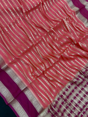 Semi chiffon saree with soft, flowing fabric and elegant fall – perfect for everyday and casual wear