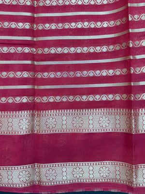 Semi chiffon saree with soft, flowing fabric and elegant fall – perfect for everyday and casual wear