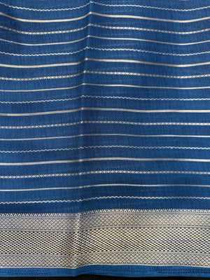 Model in a flowy Semi Chiffon Silk Saree with soft pleats and a graceful drape, styled for a modern yet traditional Indian look.