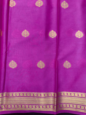 "Elegant Semi Crepe Silk saree with a smooth, lustrous finish, perfect for daily wear, offering a blend of style and comfort."