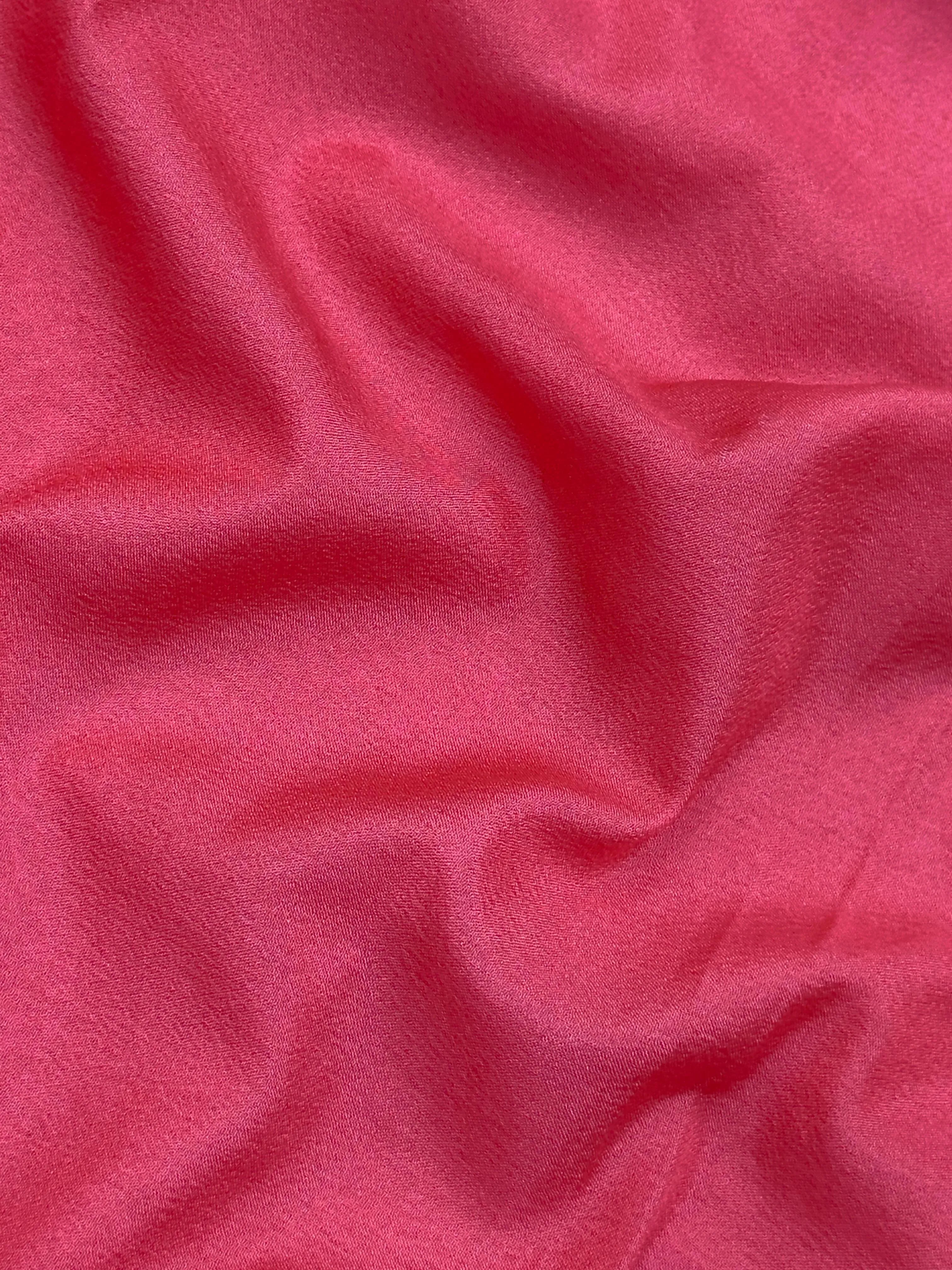 "Elegant semi crepe silk saree with a smooth, lustrous drape, perfect for daily wear and casual or professional settings."