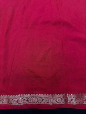 Woman draped in a Semi Crepe Silk Saree with soft texture and subtle shine, perfect for elegant office wear and festive occasions.