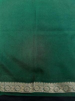 Woman draped in a Semi Crepe Silk Saree with soft texture and subtle shine, perfect for elegant office wear and festive occasions.