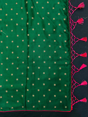 Classic Smooth Silk Saree for Women-(Kum Kum)