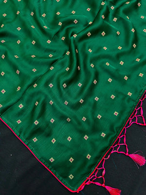 Classic Smooth Silk Saree for Women-(Kum Kum)