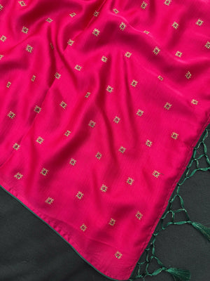 Classic Smooth Silk Saree for Women-(Kum Kum)