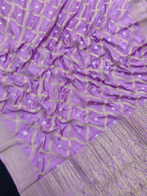 Semi Khaddi georgette saree with soft texture and light zari weaving – perfect for festive and ethnic occasions