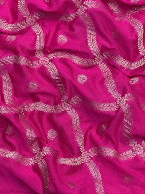 Semi Khaddi georgette saree with soft texture and light zari weaving – perfect for festive and ethnic occasions