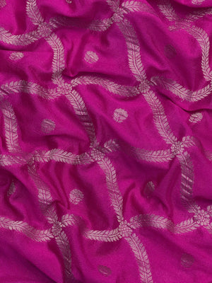 Semi Khaddi georgette saree with soft texture and light zari weaving – perfect for festive and ethnic occasions